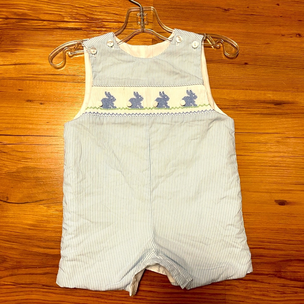 Edgehill Collection smocked rabbit Jon Jon